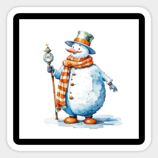 Snowman Sticker